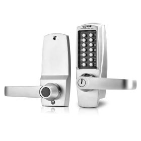 VEVOR Mechanical Keyless Entry Door Lock, 14 Key Mechanical Door Lock with Keys, Mechanical Keypad Door Lock with Handle
