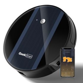 Geek Smart Robot Vacuum Cleaner G6, Ultra-Thin, 1800Pa Strong Suction, Automatic Self-Charging, Wi-Fi Connectivity, App Control, Custom Cleaning (Color: as Pic)